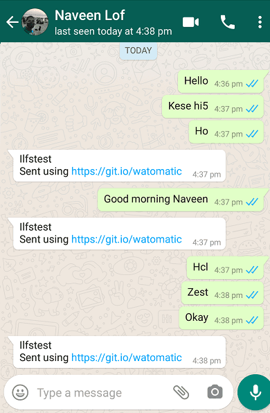 Free Open Source WhatsApp Auto Reply App for Android Watomatic