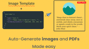 Free Automated Social Media Post Creator API with Templates APITemplate