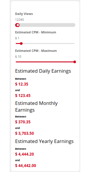 YouTube Earnings Calculator promo