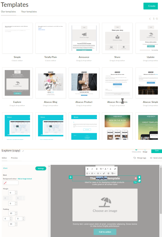 EmailOctopus Templates