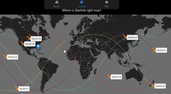 Track Starlink Satellites Online on this Free Website