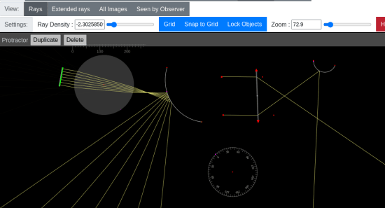 Free Ray Optics Simulation Website for Ray Tracing Online