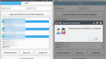 Free desktop app to Cancel All Sent Follow Requests on Instagram in One Go