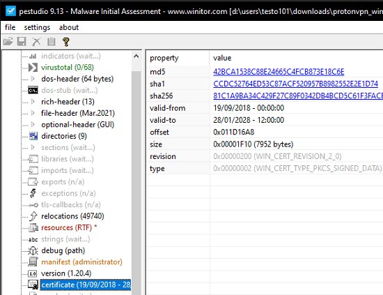 PeStudio 9.55 for mac download free