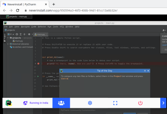 Run android studio