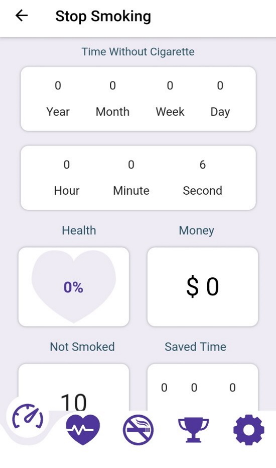 Stop Smoking- No Smoking Tracker