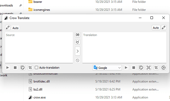 Crow Translate 2.10.10 for windows instal free