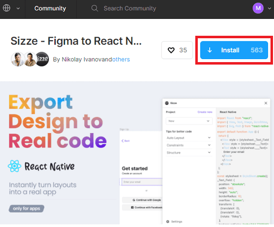 Sizze Figma Plugin