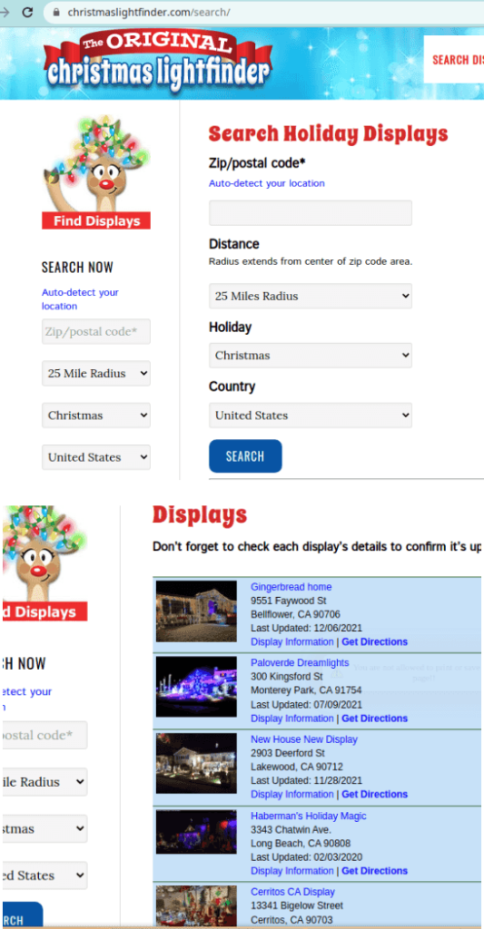 4 Free Christmas Lights Finder Websites to Find Holiday Lights Near You