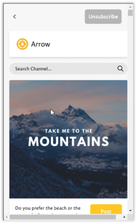 arrow features