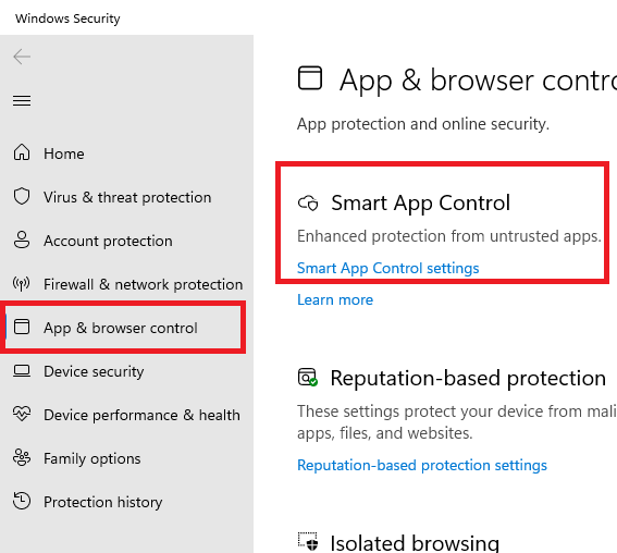 Browser control. Windows 11 22h2 с новой фишкой, называемой "Smart app Control. Browse Control app.