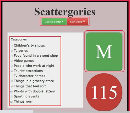 5 Free Scattergories List Generator Websites