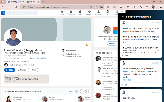 See Top Posts of any LinkedIn User with this Free Chrome Extension