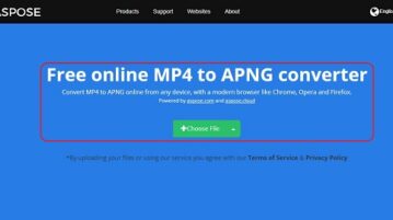 Aspose APNG Converter: Upload File