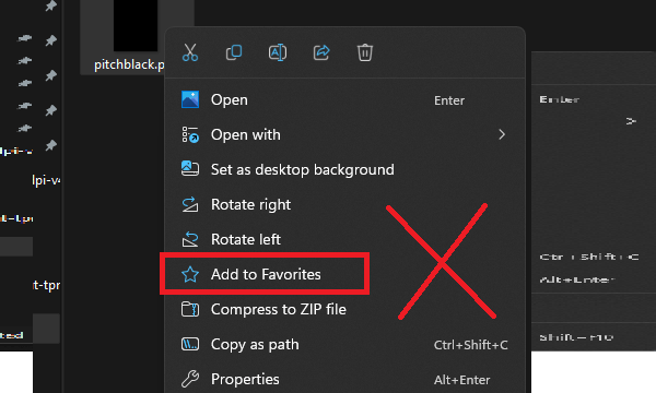 How To Remove Add To Favorites Context Menu Option From Windows 11 8690
