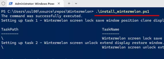 Wintermelon Installtion Script