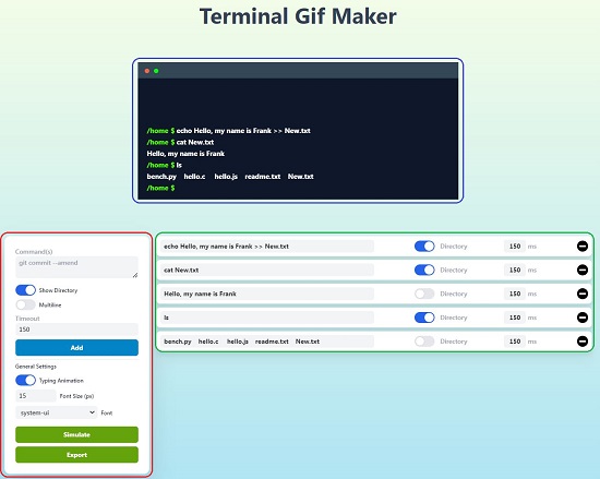 Terminal GIF Maker