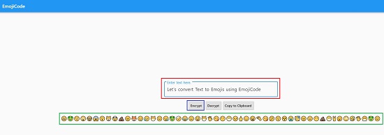 Emojicode encrypt