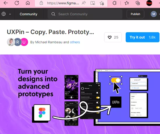 uxPin-Copy Paste Prototype Plugin