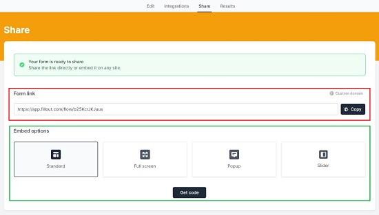 Share Form