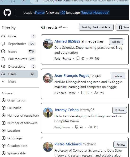 GitHub Code Search Final Results