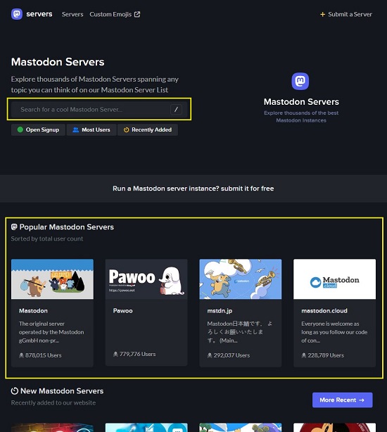 Mastodonservers.net