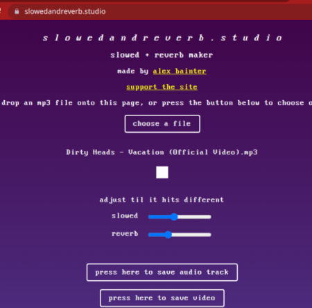 5 Free Online Slow+Reverb Song Maker for YouTube, SoundCloud