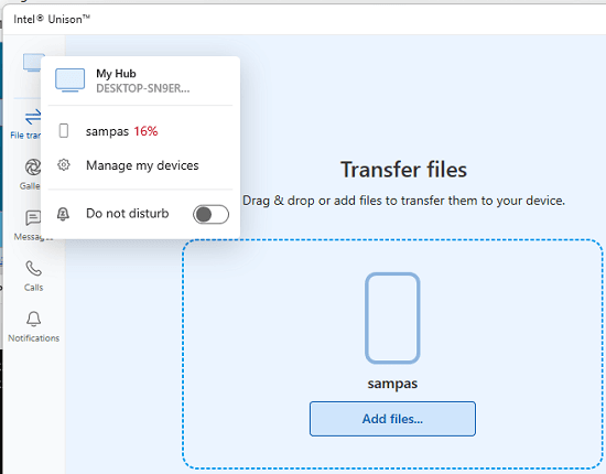 Free Microsoft Phone Link KDE Connect Alternative by Intel to Connect Phone to PC