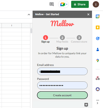 Mellow Sign Up