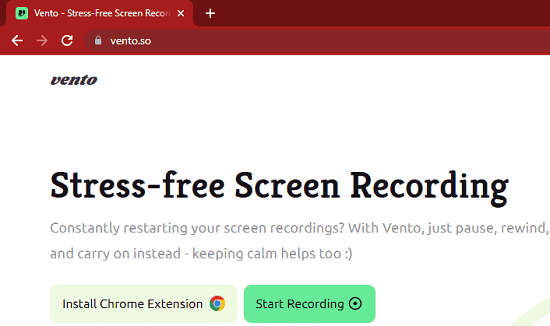 vento screen recorder