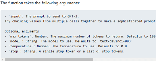 GPT Formula Generator