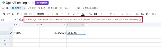 Historical Stock Data