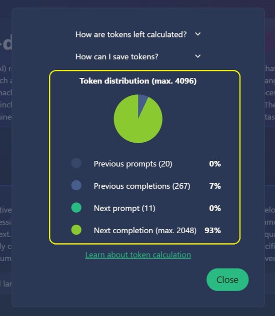 Token details