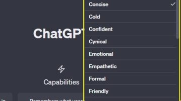 Tone of ChatGPT response