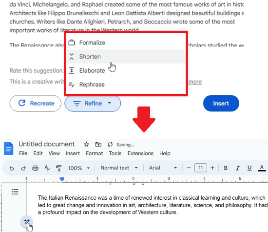 AI Labs Generating SHorten Essay