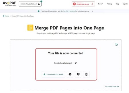 3 Free Websites to Stitch Multi PDF Pages to One Page PDF File