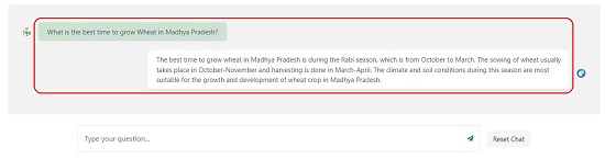 Kissan GPT query 1