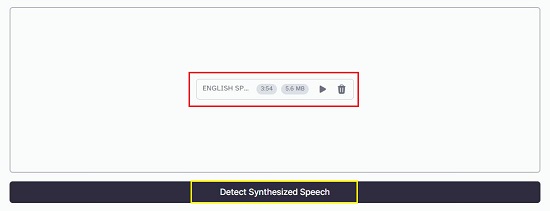 Detect speech