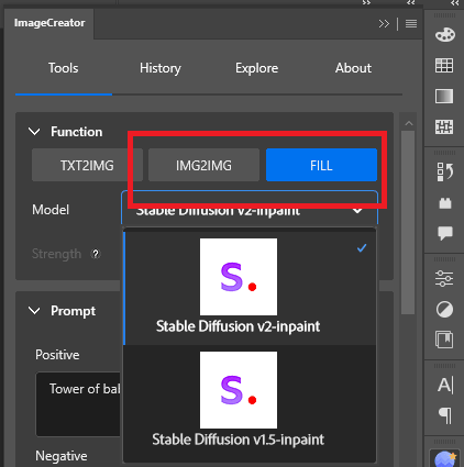 ImageCreator Other Options