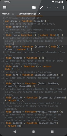 Syntax highlighting