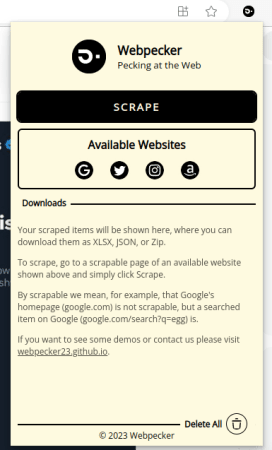 Webpecker UI