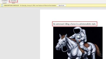 Astronaut riding horse