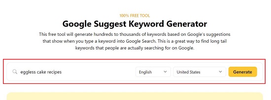 Input short-tailed keyword