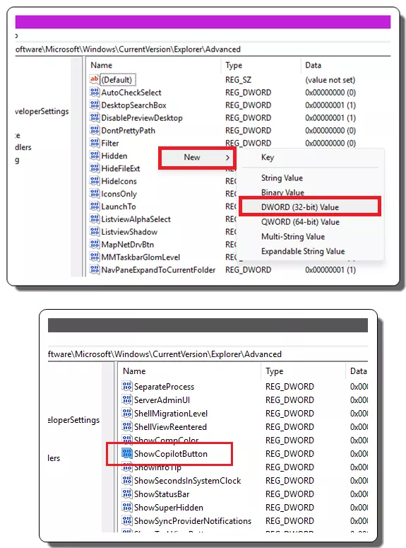 ShowCopilotButton Key Created