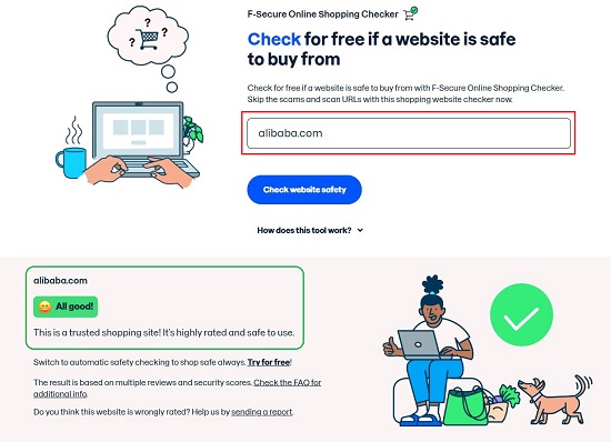 Free tool by F-Secure to Check if a Website is Safe for Shopping Season