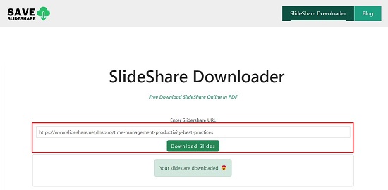 Saveslideshare