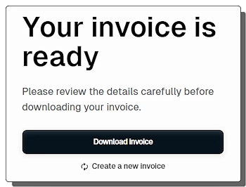 Free Online Crypto Invoice Generator Website